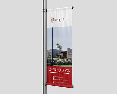 Pole & Roll up Banner Design branding graphic design logo