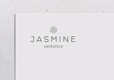 Logo Suite for Jasmine Esthetics adobe illustrator adobe photoshop brand identity branding graphic design logo logo design logo suite