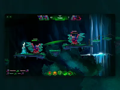 Alchemic World - Game UI 3d alchemic art casino crypto casino design gambling game interface game ui gameplay illustration nft game p2e skills slots ui ux web design web3 world