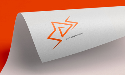 Service Design Sprint identity brandidentity branding design graphic design logo minimalist vector visualidentity
