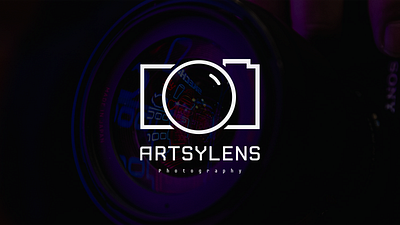 ARTSYLENS /// LOGO DESIGN branding camera click coloration graphic design icon logo logo design photographer photography