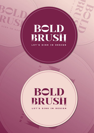 Bold Brush in two. animation branding graphic design logo motion graphics ui