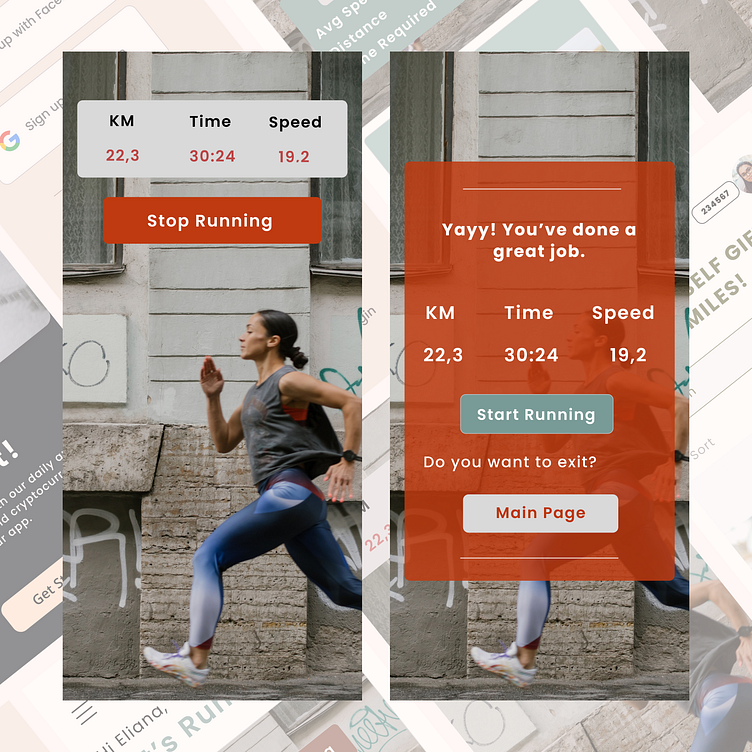 "RunFit" App Design by Huma Tariq on Dribbble