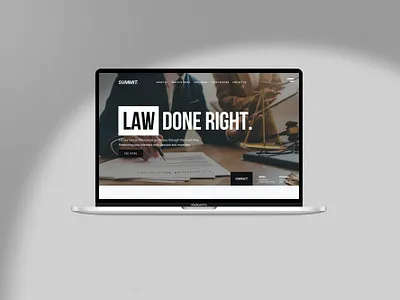 SUMMIT. | Lawyer Website Refresh design graphic design typography ui ux web design