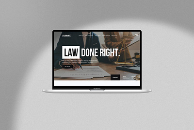 SUMMIT. | Lawyer Website Refresh design graphic design typography ui ux web design