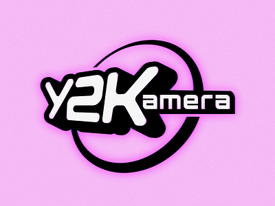 Y2Kamera 2000s logo logo design typography y2k y2k aesthetic