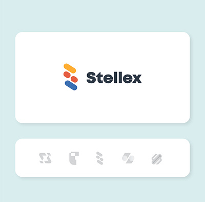 Stellex - Logo Design for Payments Aggregation Platform app branding icon illustration logo minimal