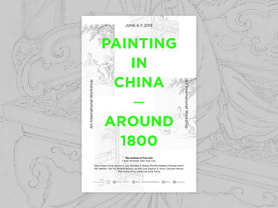 Painting in China Around museum poster