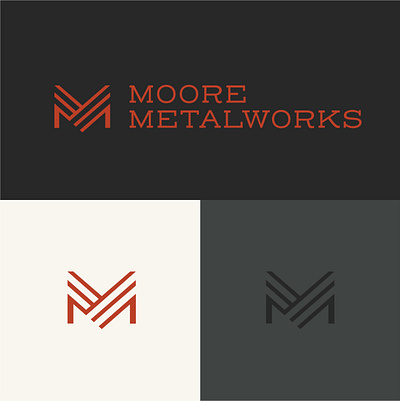 Moore Metalworks Branding Design branding logo