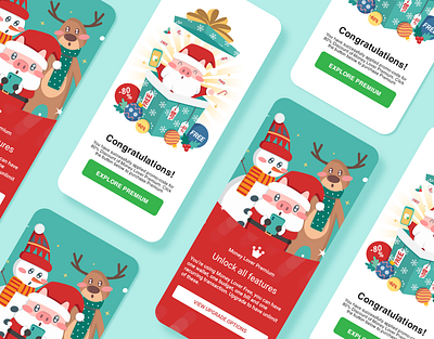 Money Lover premium screens app application art branding christmas design digitalillustration fintech graphic design illustration illustrator mobile mobileapp money saving spending ui ux wallet