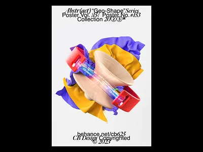 CB Design PC-153 3d 3dposter 3drender abstract c4d c4dart cinema4d colorful composition dailyrender layout maxon poster typography