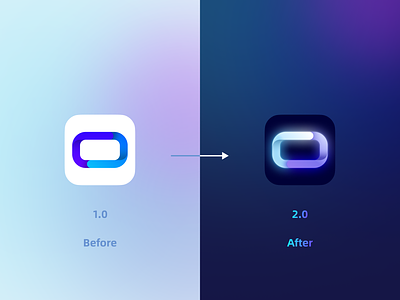 icon 1.0→2.0 app icon