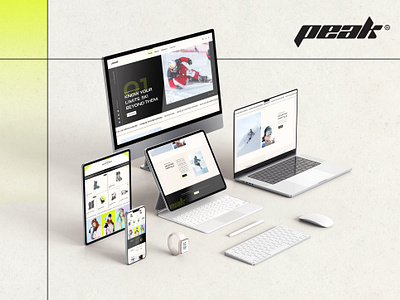 Peak - Skiing - Website creative agency creative website figma landing page shopify shopify themes skiing skiing landing page skiing website template monster ui ui design ux design ux trends website website design website design company website designer websitecreate wordpress web design