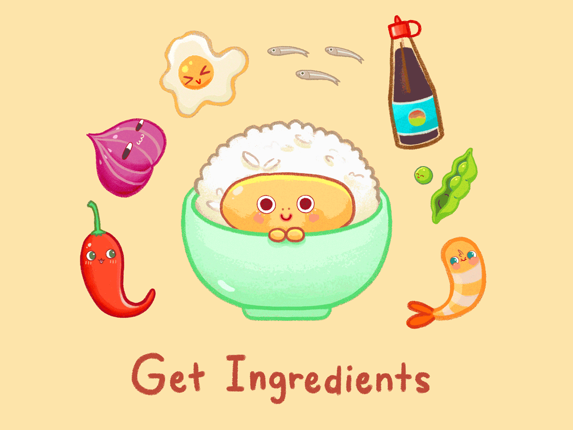 nasgor-nasi-goreng-ingredients-by-gloria-abigail-on-dribbble