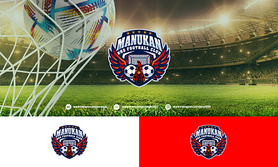 Manukan NHS football logo team logo