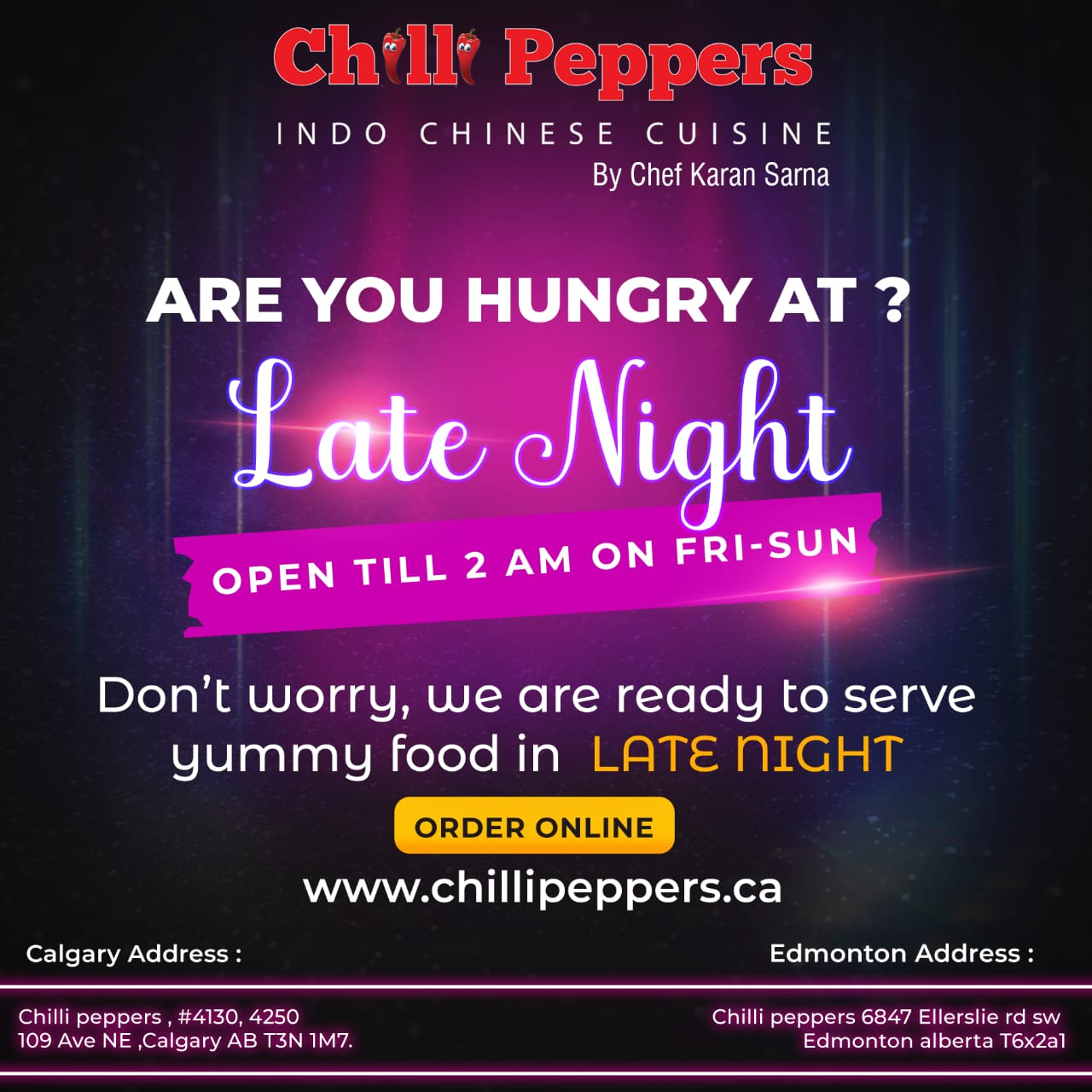 Chinese restaurant Edmonton Chilli Peppers by Chilli Peppers on Dribbble