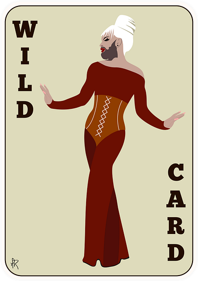 Queer Wild Card graphic design illustration