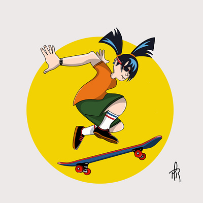 Skater graphic design illustration