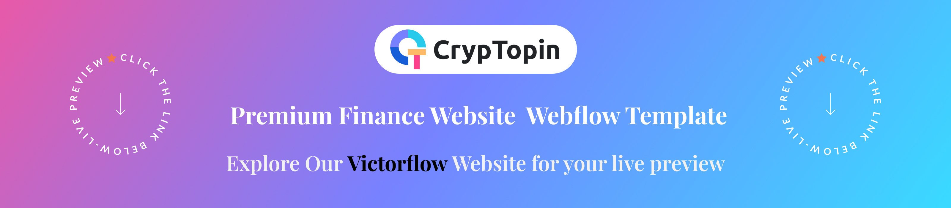 Premium Crypto Finance flow site Template Design by VictorFlow on