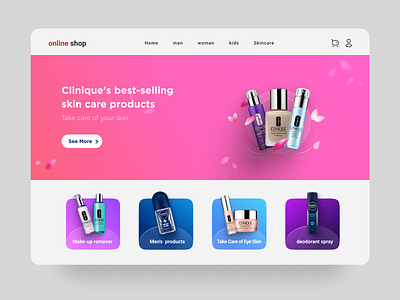 Website Banner Design ads banner beauty website branding design facebook ad graphic design instagram banner minimal pink simple social media ui web banner ad webbannerdesign pink website webbannerdesign pink womens health products