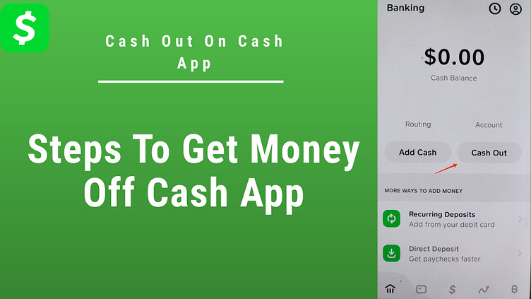 How do I cash out on the Cash App? by Just Tech on Dribbble