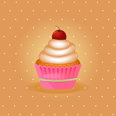 Cupcake design graphic design illustration logo vector