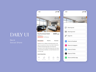 Daily UI #010 - Social Share daily ui day 10 product design social share ui ux