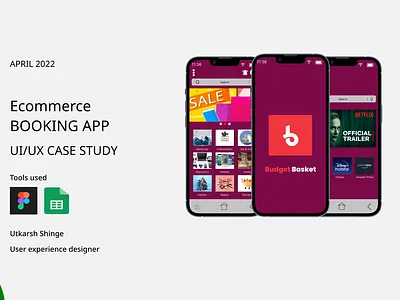 E-COMMERCE Booking App UX Case Study app design ui ux