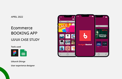 E-COMMERCE Booking App UX Case Study app design ui ux