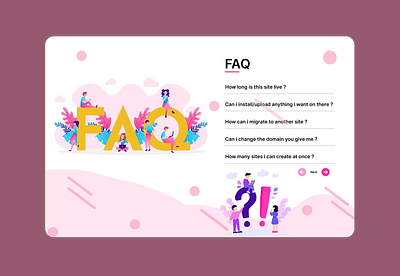 FAQ Page icon graphicdesign ui website design
