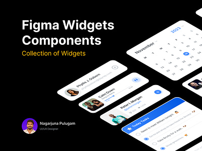 🔥 Reusable Figma Widgets widget library