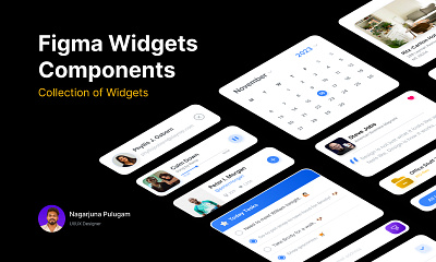 🔥 Reusable Figma Widgets widget library