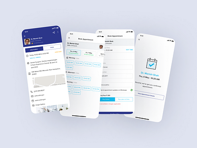 Medibook App UI Design - Book Doctor Appointment app design appointment app book doctor appointment branding clean ui clean ui design design health app hire ui designer illustration logo medibook app medical app patient app ui uiux vector