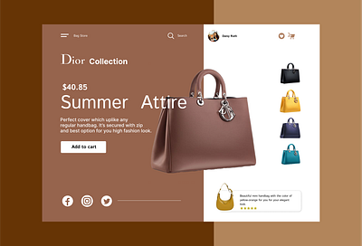 E-Commerce graphic design ui