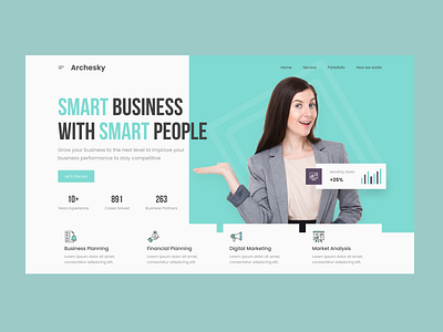 Archesky Landing Page