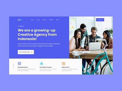 Livia landing page