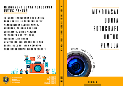 Book Cover About Photography graphic design