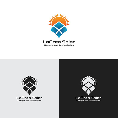 Solar Brand Logo Design badge design minimalism