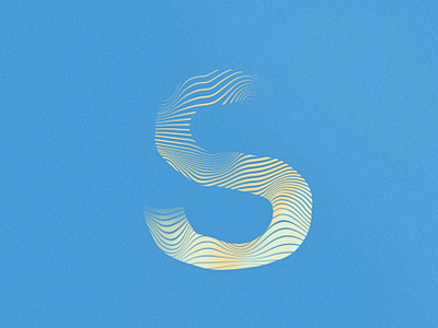 Letra S 36daysoftype 36daysoftype s 36daysoftype10 alphabet design gradient grain graphic design illustration letra letra s letter letter s photoshop s type design type designer types typography waves