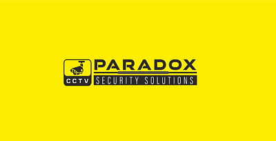 Paradox Security Services app branding cctv design graphic design illustration logo minimal paradox paradoxcctv security stationery typography vector