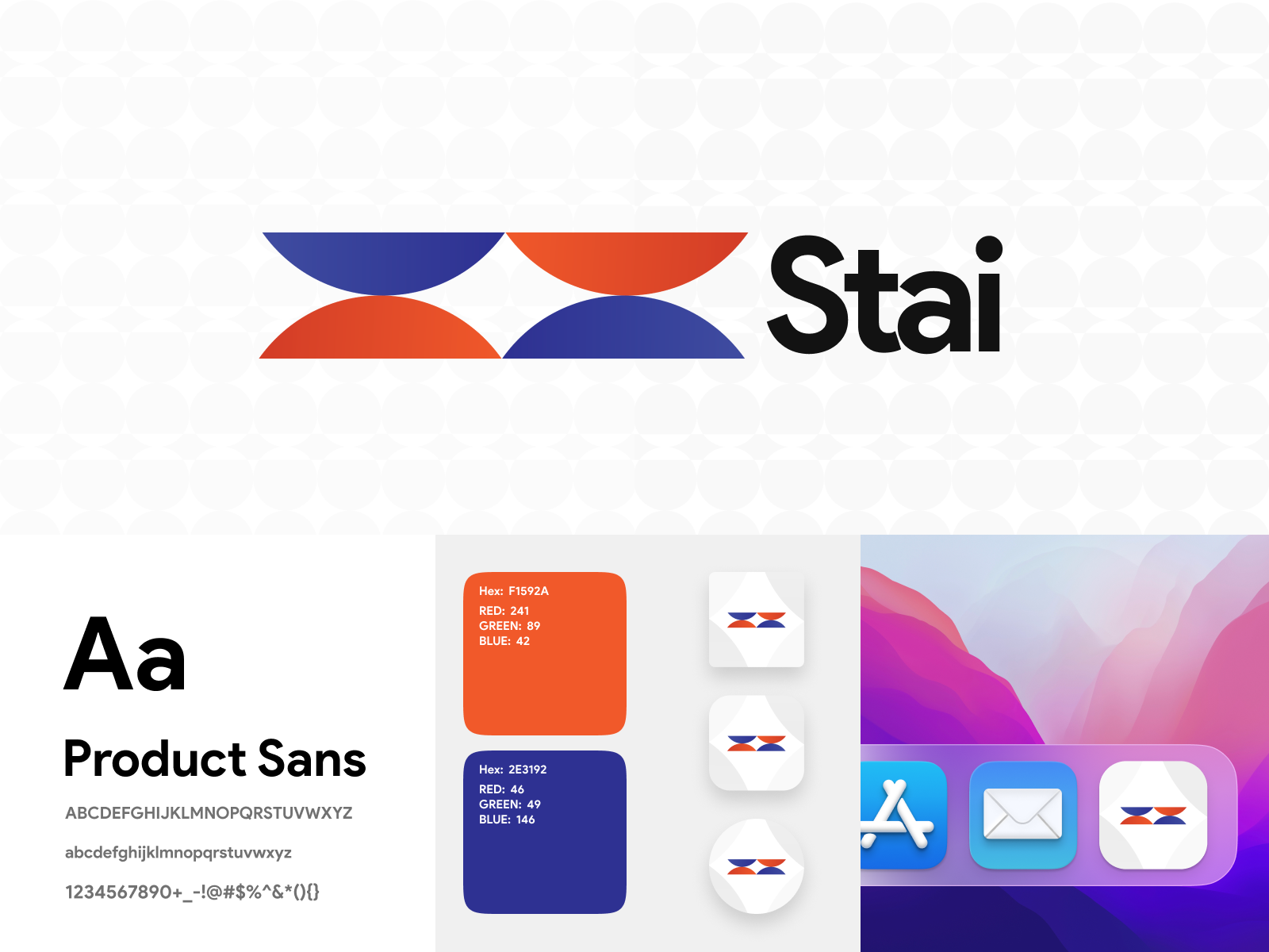 Stai Branding ai ai logo brand design branding graphic design illustration logo logo design minimal pattern