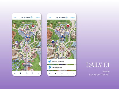 Daily UI #020 - Location Tracker daily ui day 20 location tracker product design ui ux