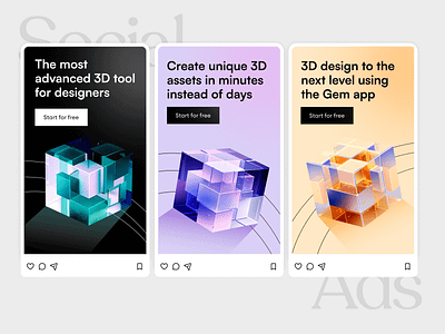 3d saas tool social media banner ads templates ads banner banners branding campaigns design graphics design instagram instagram post instagram templates post social ads social media social media ads social media advertising social media banner stories story templates visual identity