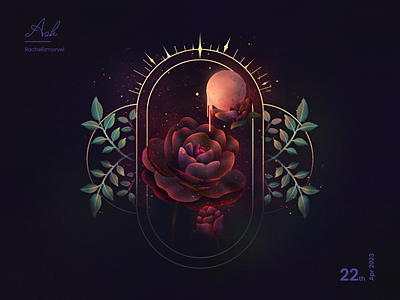 Camellia design graphic illustration vector