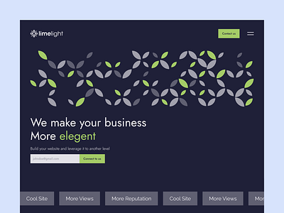 Limelight - Website development agency agency landing ui