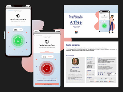 Fonctionnalité chez Artifeel app design ui ux