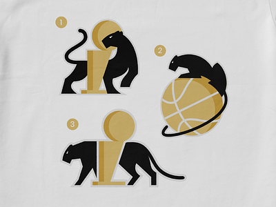 ITD PANTHERS LOGO CONCEPTS animal basketball branding character graphic design logo mascot panther panther logo vector