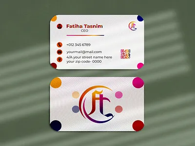 Business card design branding business card business card design design graphic design illustration luxury vector