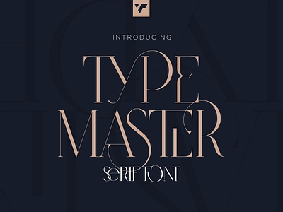 TYPE MASTER - LIGATURE SERIF FONT brand branding bundle creative design font illustration lettering logo ui