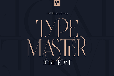 TYPE MASTER - LIGATURE SERIF FONT brand branding bundle creative design font illustration lettering logo ui
